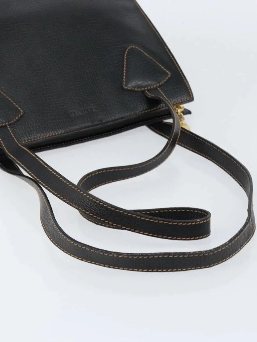 LOEWE Tote Bag Leather Black Gold Aut - Picture 8 of 16